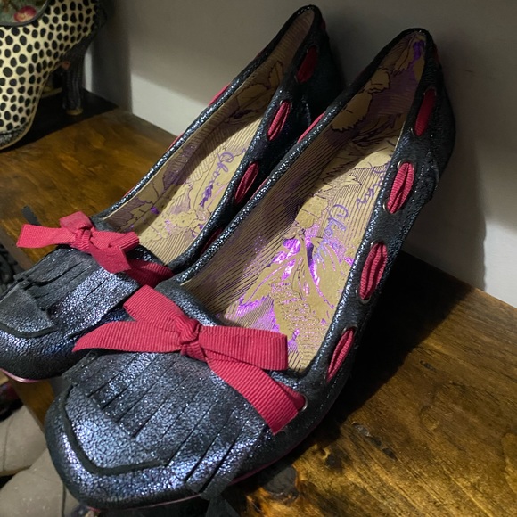 Irregular Choice metallic funky heels size 10 eur 41 ✨ - Picture 2 of 4
